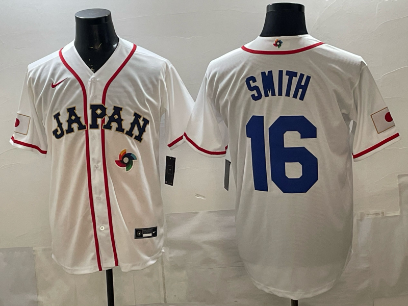 Men 2026 World Cub USA16 Smith white Nike MLB Jersey 003->new england patriots->NFL Jersey